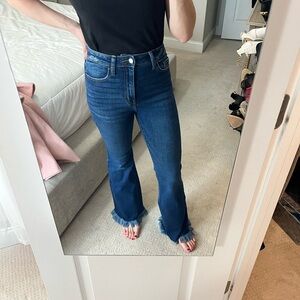 Cello Dark Blue Flare Jeans